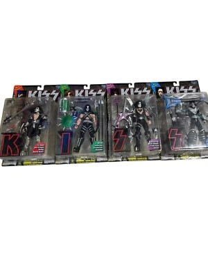 Figura de acción KISS Band McFarlane Ultra conjunto base letras con inserto 1997 Foto 1 de 4