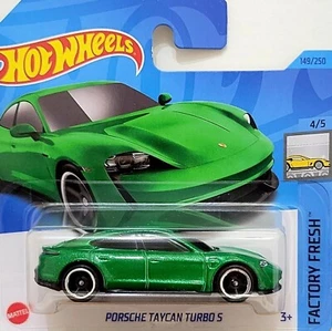 Hot Wheels Porsche Taycan Turbo S Diecast Model Car Toy - green - Picture 1 of 1