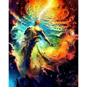 Paint By Numbers Adults kids Abstract Man Figure DIY Painting Kit 40x50CM Canvas - Picture 1 of 11