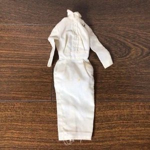 Vintage 1960s Barbie #991 Registered Nurse White Dress Uniform w/ Pin - Picture 1 of 7