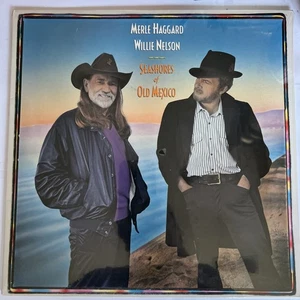 Merle Haggard & Willie Nelson Seashores Of Old Mexico 1987 Epic LP SEALED - Picture 1 of 2