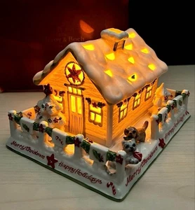Villeroy & Boch Christmas Candle House North Pole Express Santa's House Japan - Picture 1 of 18