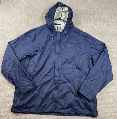 Chaqueta Vineyard Vines Para Hombres 2XL Con Capucha Cremallera Completa Lluvia Impermeable Nylon Exterior Foto 1 de 4
