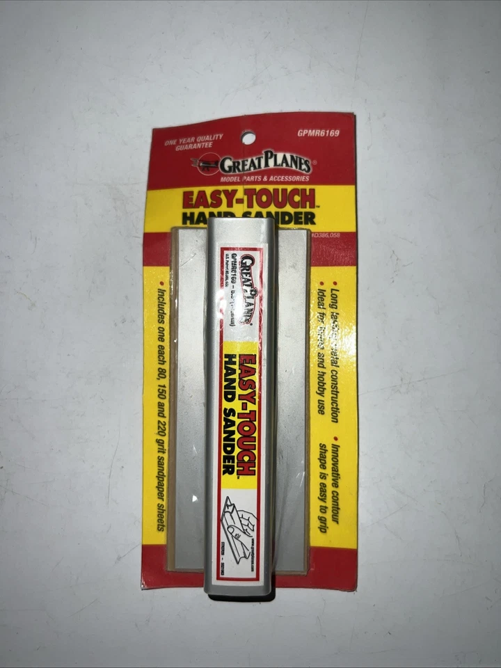 Great Planes   Easy-Touch Hand Sander   #GPMR6169    5.5” - Image 1 of 1