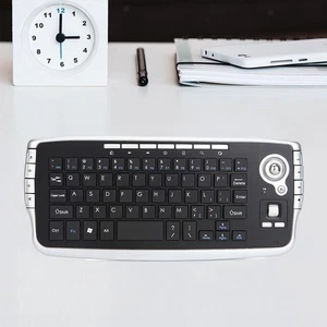 2.4G Wireless Keyboard Multi Function Trackball Keypad Portable Plug and Play - Picture 1 of 7