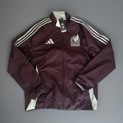 Adidas Men's Mexico FMF Reversible Anthem Jacket IW2922 Size XS - Image 1 of 4