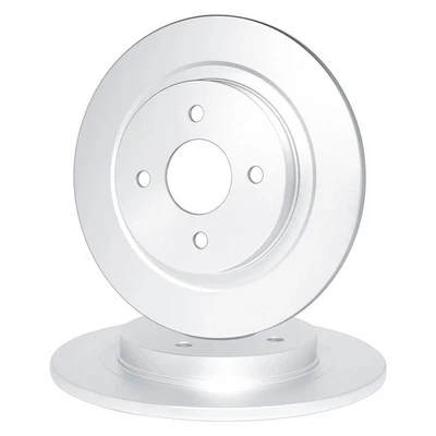 For Geo Metro 1989-1994 R1 Concepts WFPN1-50001 Plain Front Brake Rotor Set - Image 1 of 4