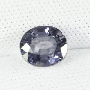 1,83 ct TOP GLÄNZEND SELTEN LILA GRAU NATURSPINELL Ovalschliff siehe Vdo 1. - Bild 1 von 3