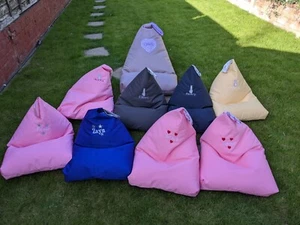 Personalised bean bag chair for toddler, unisex Peter rabbit, stars, dinosaur  - Picture 1 of 26