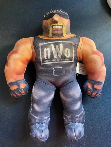 1998 Toybiz WCW NWO 8" Body Bashers Hollywood Hogan Wrestling Buddy / No Sound Cover