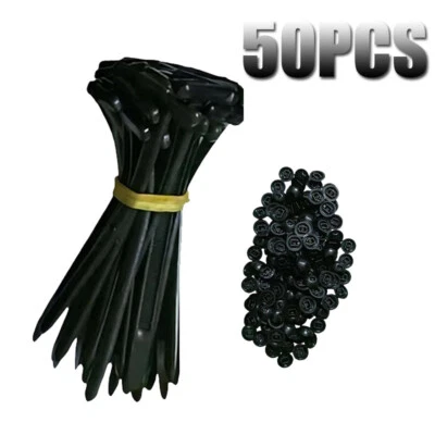 Hebilla universal de nailon para atar cables de coche, soporte para atarres de cremallera con pasador y botón Foto 1 de 4