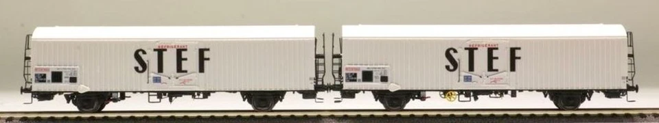 LS Models 30227 - Coffret de 2 wagons "STEF" noir SNCF - HO (1:87) - Photo 1/1