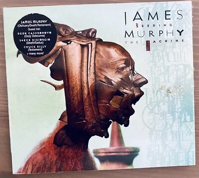 JAMES MURPHY “Feeding The Machine” Digipak 1998 Death Obituary Cancer Testament - Bild 1 von 4