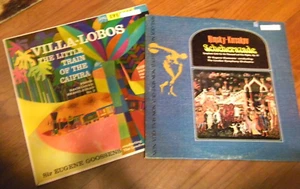 2 Sir Eugene Goossens LP LOT Villa-Lobos / SCHEHERAZADE - Picture 1 of 3