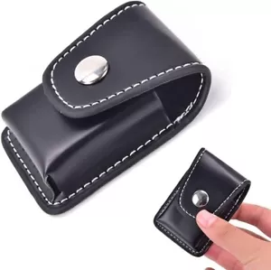 Lighter Case Holster Belt Loop Clip Pouch Holder For Zippo PU Leather - Picture 1 of 4