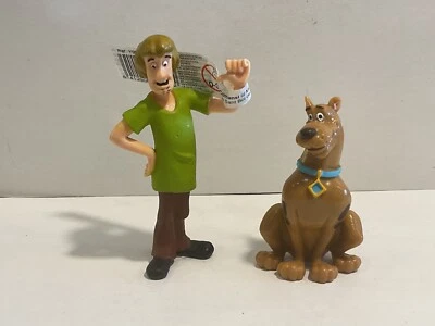 Scooby Doo Hanna Barbera Comansi 2 x Figur:  Scooby Doo + Shaggy Cartoon Set - Bild 1 von 3