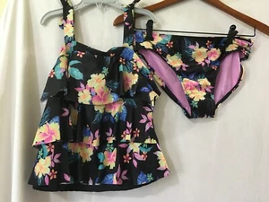 New Wonder Nation Floral Tankini Swimsuit Set 2pc S, XXL - Picture 1 of 5