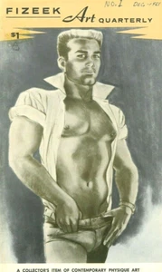 Fizeek Art Quarterly No.1 December 1961, Vintage Male Beefcake Magazine - Picture 1 of 2