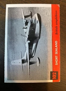 Topps Jets 1956 ~ Short Sealand anfibio británico #102 Lincoln 2 británico - Imagen 1 de 2