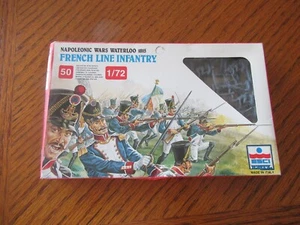 Esci #227 French Line Infantería Soldados 1/72 50 figuras gris sin usar en caja - Imagen 1 de 2