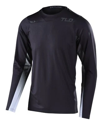 Troy Lee Designs TLD Men's Skyline Long Sleeve Cycling Jersey Jet Fuel Grey MD - Image 1 of 3