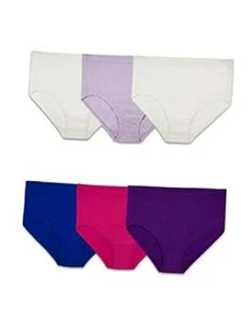 womens Plus Size Underwear, 9 Plus Brief - Breathable Cotton Mesh - Assorted - Picture 1 of 7