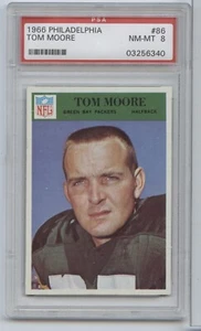1966 Philadelphia Tom Moore #86 PSA 8 - Picture 1 of 1