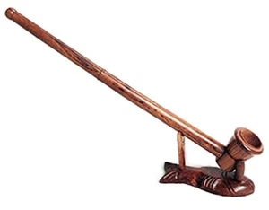 Pipa Churchwarden Hobbit estilo Gandalf mago fumar tallo largo 10"  - Imagen 1 de 11