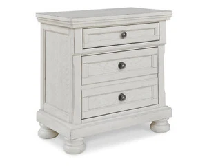 Signature Design by Ashley Casual Robbinsdale Nightstand  Antique White - Picture 1 of 8