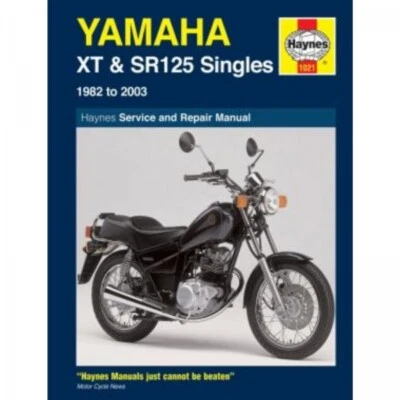 Yamaha Motorrad XT und SR125 Singles (1982-2003) Werkstatthandbuch Haynes - Bild 1 von 4