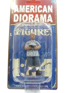 Figura gris American Diorama Low Rider Vato Cholo Homeboy escala 1:24 NUEVO - Imagen 1 de 12