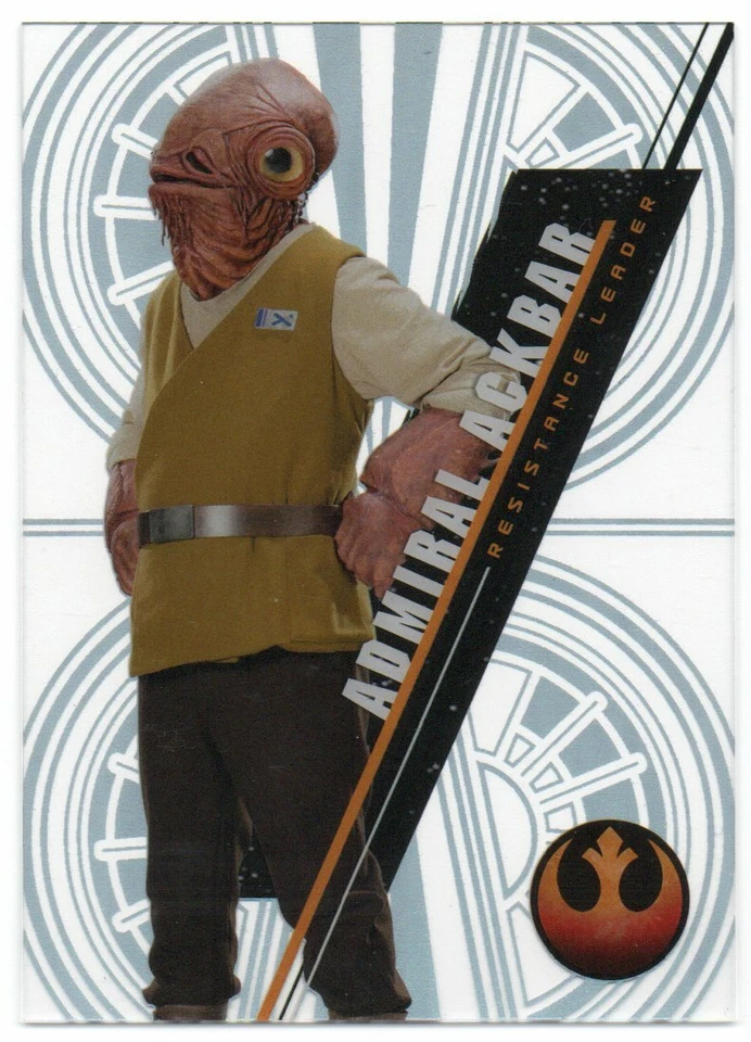 2016 Star Wars High Tek Form 2 Pattern 2 #SW108 Admiral Ackbar - Image 1 of 1