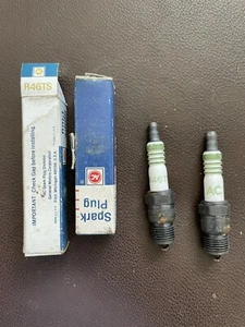 NOS AC DELCO R46TS SPARK PLUGS (2) - Picture 1 of 5