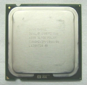 Processor CPU Intel Core 2 Duo E6300 SL9SA 1.86GHz, 64 bit, 1066MHz bus LGA 775 - Picture 1 of 3