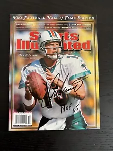 Dan Marino Autographed Miami Dolphins Hall Of Fame Sports Illustrated - Picture 1 of 1