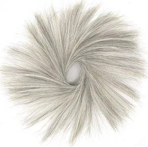 Crocchia chignon Coda di cavallo grigi 21/51 peruk - Imagen 1 de 2