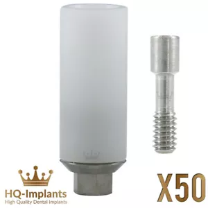 Q50 UCLA Plástico Fundible Titanio Base Prótesis Dental Int Hexagonal para Fundición - Imagen 1 de 3