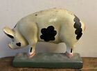Vintage Cast Iron Pig Door Stop Farmhouse Country Living