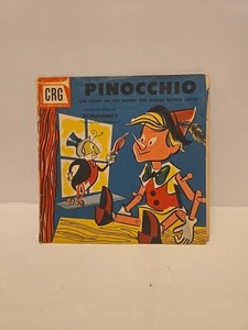 Pinocchio 78rpm Set 10-inch CRG Records #CRG-208 Eugene Lowell Singers Used - Picture 1 of 9