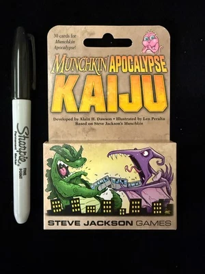 Munchkin Apocalypse Kaiju 30 Juego de Cartas Expansión Steve Jackson Booster NUEVO Foto 1 de 2
