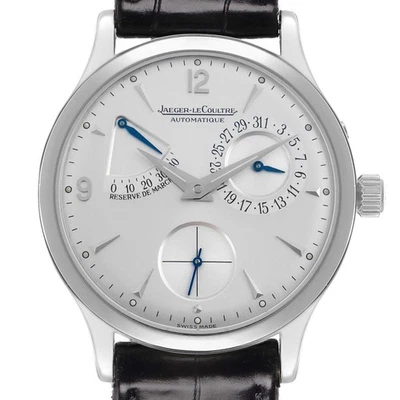 Reloj para hombre Jaeger Lecoultre Reserve De Marche acero esfera plateada 140.8.93 Foto 1 de 4