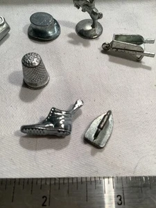 Vintage 8 Monopoly Game Pieces 1961 or 1985 - Picture 1 of 2
