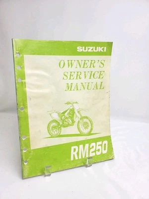 Suzuki RM250 1997 manual de servicio de fábrica para propietarios 99011-37E51-03A agosto 1996 Foto 1 de 4