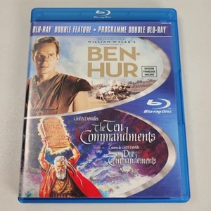 Blu-Ray Doble Función - Ben Hur/Diez Mandamientos (Disco Blu-ray, 2013, Juego de 4 Discos) - Imagen 1 de 8