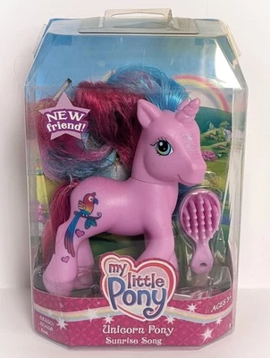 G3 My Little Pony SUNRISE SONG Unicornio Cristal Princesa Nuevo en Paquete Hasbro 2007 Foto 1 de 4