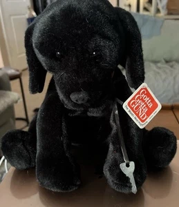 RAR Gund Boomer Black Labrador Retriever mit Schlüssel und Halsband 13015 - Bild 1 von 9