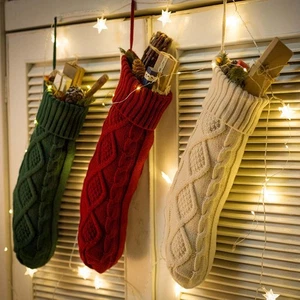 Custom Name Family Christmas Stockings For Fireplace Xmas Holiday Party Decorati - Picture 1 of 3