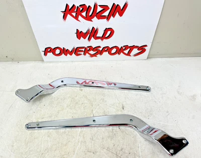 1997 HARLEY DAVIDSON SOFTAIL Chrome Rear Fender Frame Strut Arm Bars - Image 1 of 4