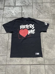 WWE T-Shirt Mens Black The Miz Haters Love Me Cuz I'm Awesome Wrestling Large L - Picture 1 of 5
