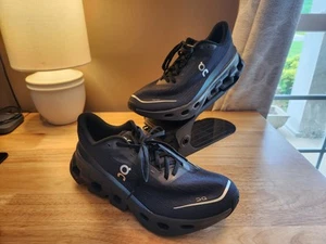 ON CLOUDSPARK Women's Size 9.0 BLACK BLUEBERRY Athletic Walking Shoes - Picture 1 of 6